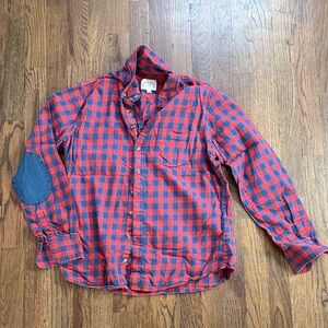 Kirrin Finch Red and Blue Plaid Button Down Shirt